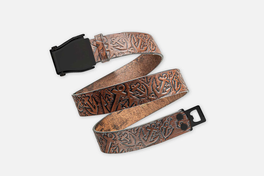 ANKER-GÜRTEL BRAUN CLASSIC/SCHWARZ