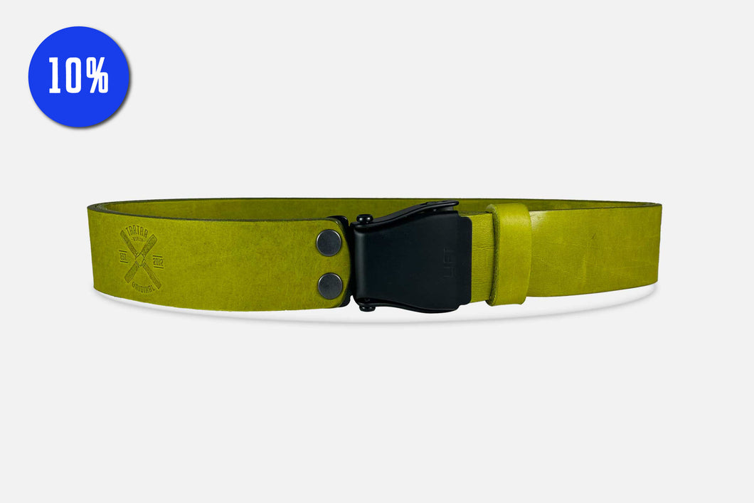 GÜRTEL BIG MATCHA/SCHWARZ