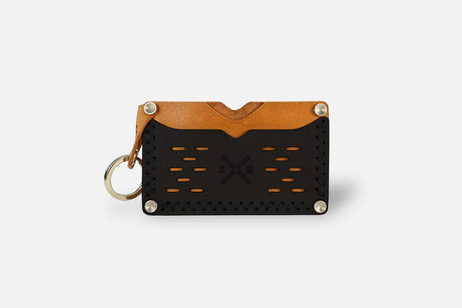 CARDHOLDER BLACK/SAND