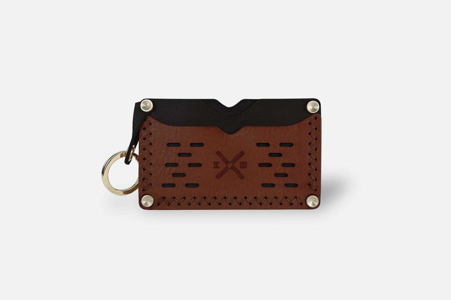 CARDHOLDER KASTANIE/BLACK