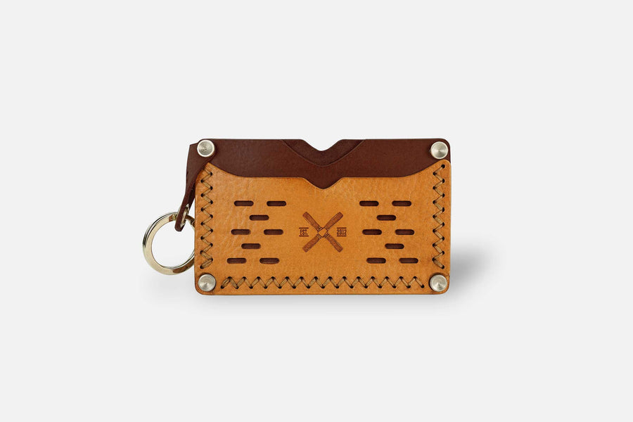 CARDHOLDER SAND/KASTANIE