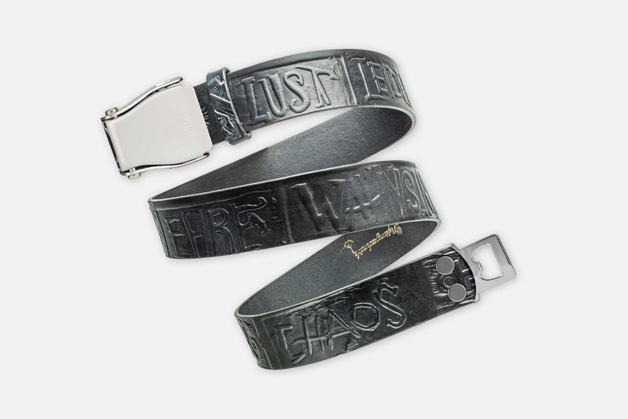 CHAOS-GÜRTEL SCHWARZ/SILBER