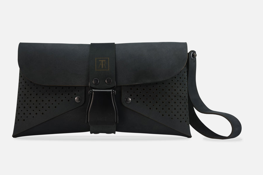 HANDTASCHE NUBUK BLACK/SCHWARZ