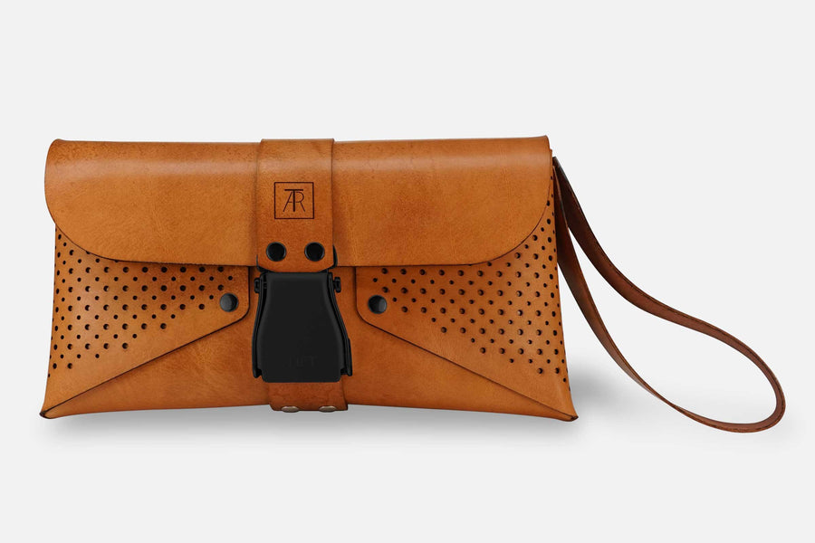 HANDTASCHE TOSCANA SAND/SCHWARZ