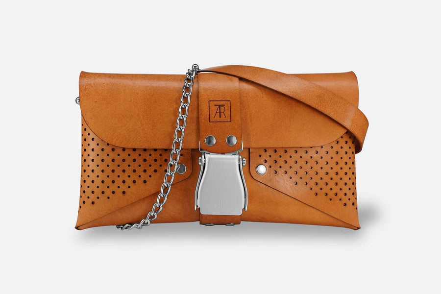 HANDTASCHE TOSCANA SAND/SILBER