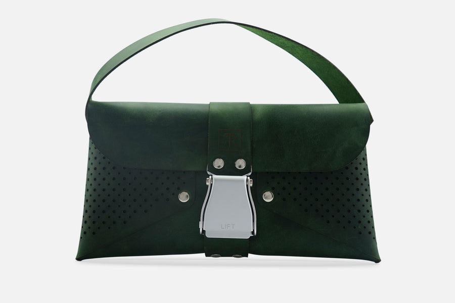 HANDTASCHE VINTAGE FOREST/SILBER