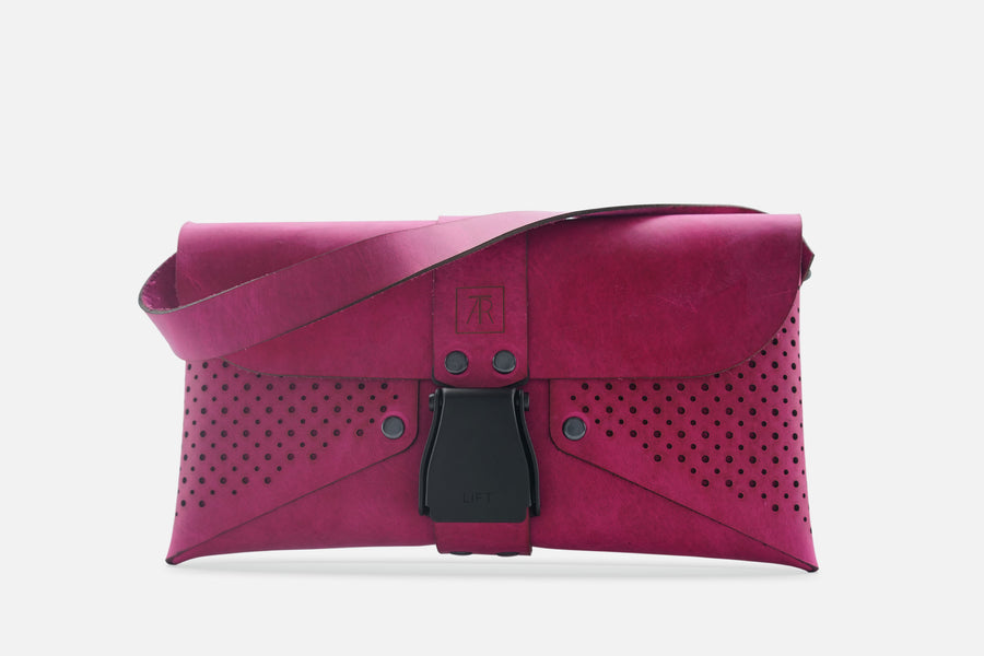 HANDTASCHE VINTAGE PINK/SCHWARZ