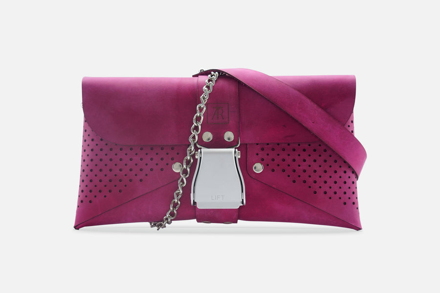HANDTASCHE VINTAGE PINK/SILBER