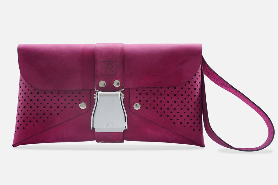 HANDTASCHE VINTAGE PINK/SILBER