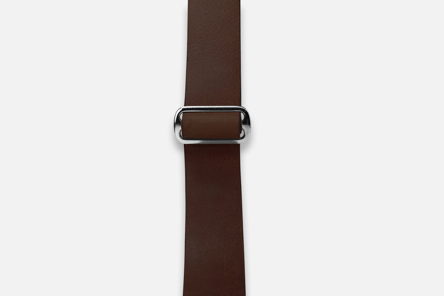 GITARRENGURT DARKBROWN/SILBER