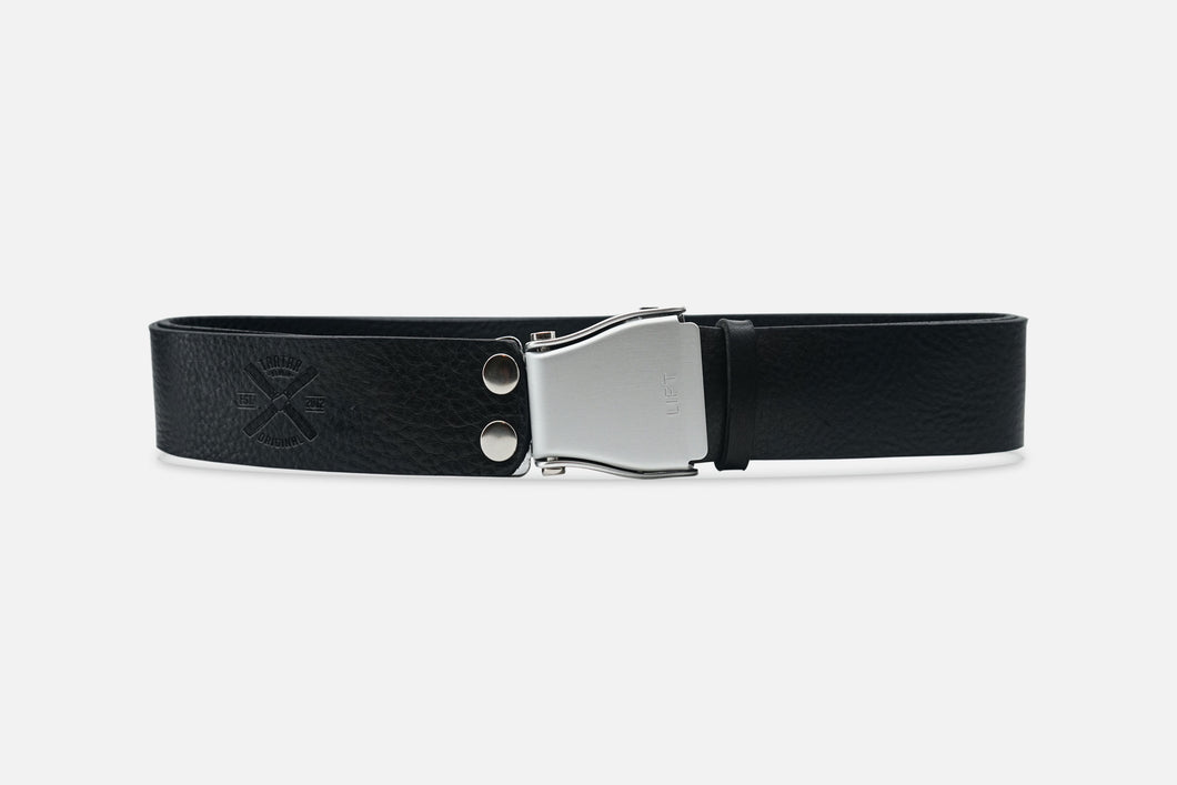 GÜRTEL BIG BLACK/SILBER