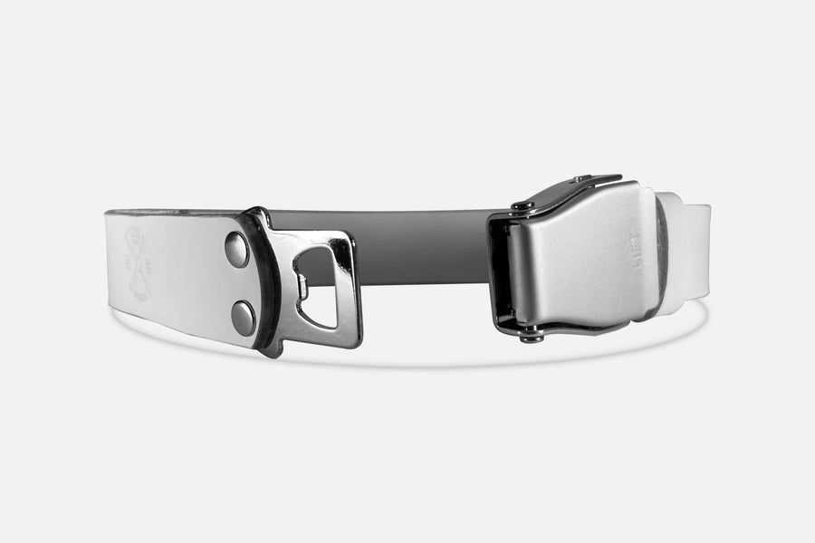 GÜRTEL BIG WEIß/SILBER