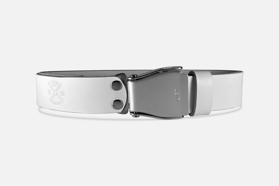 GÜRTEL BIG WEIß/SILBER