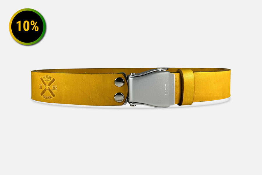 GÜRTEL STANDARD MANGO/SILBER