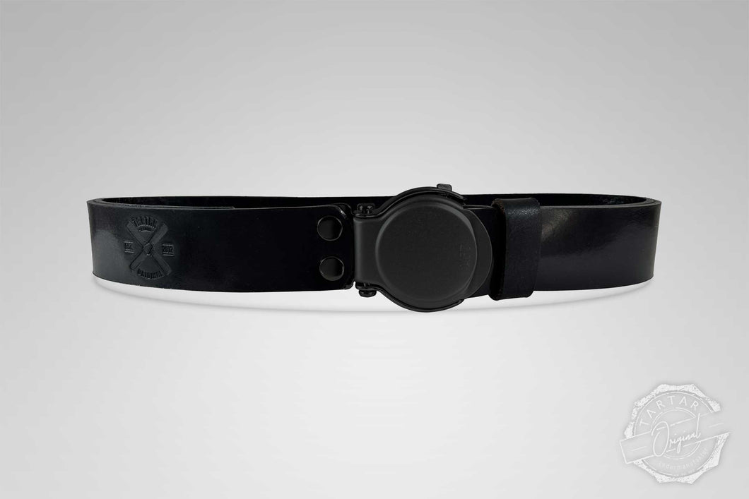 GÜRTEL RUNDSCHNALLE BLACK/SCHWARZ