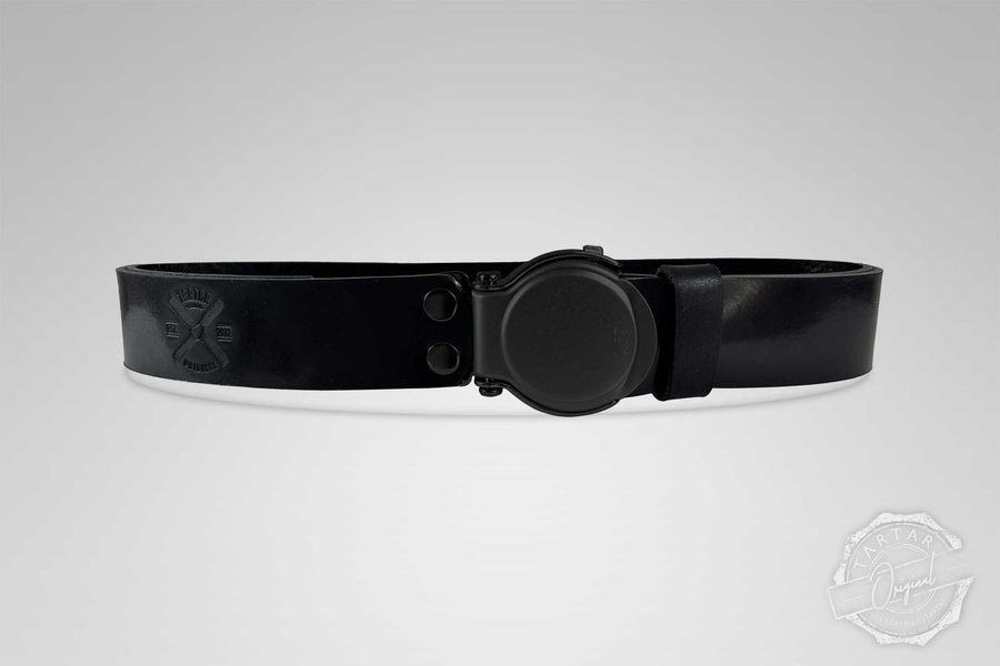 GÜRTEL RUNDSCHNALLE BLACK/SCHWARZ
