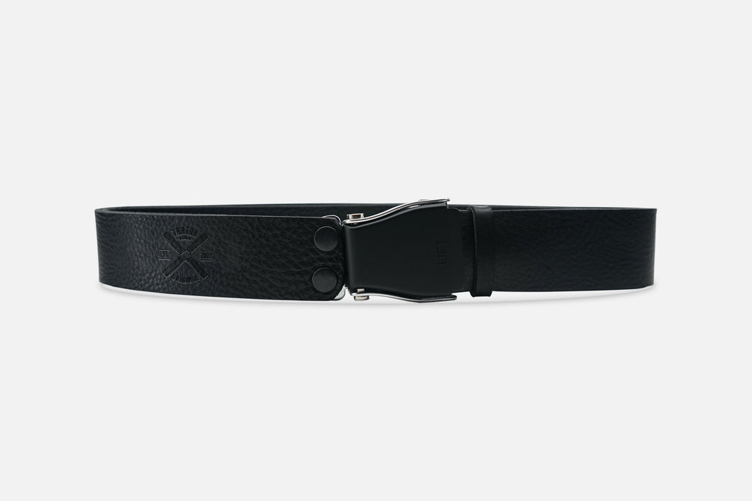 GÜRTEL STANDARD BLACK/SCHWARZSILBER