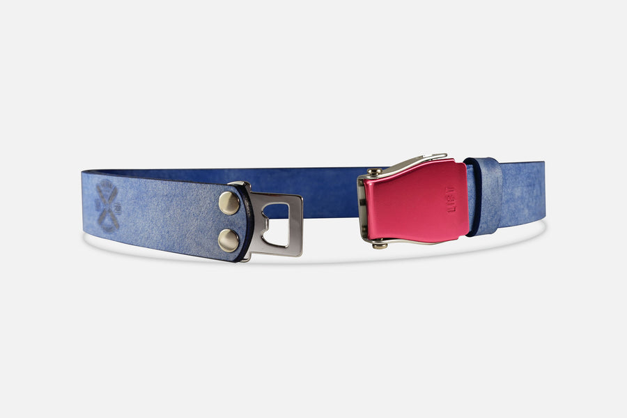 GÜRTEL STANDARD SMOKEY BLUE/ROSE