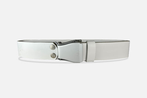 GÜRTEL STANDARD WEIß/SILBER