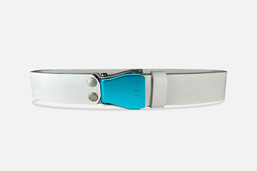 GÜRTEL STANDARD WEIß/TÜRKIS