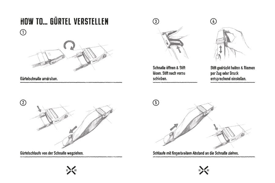 GÜRTEL STANDARD RUBIN/MIXED SILBER