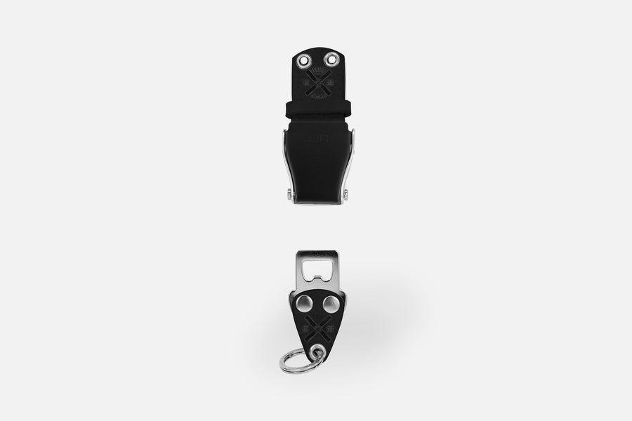 SCHLÜSSELHALTER (WAND) - BLACK/SCHWARZSILBER