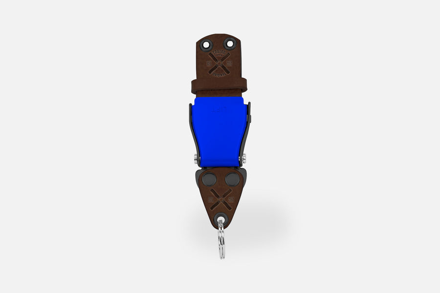 SCHLÜSSELHALTER (WAND) MIXED - DARKBROWN/BLAU/SCHWARZ