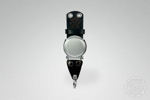 SCHLÜSSELHALTER/RUND (WAND) - BLACK/SILBER