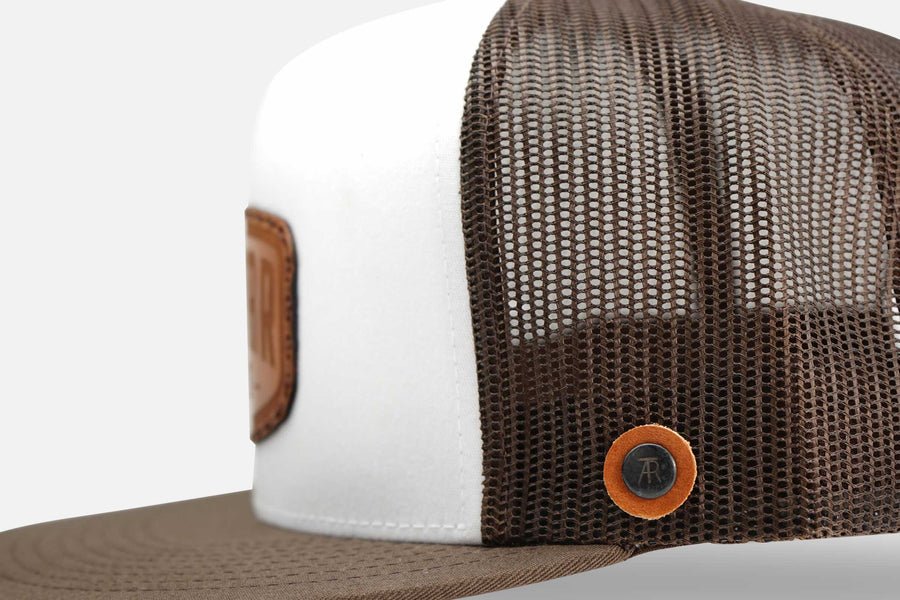 TARTAR CAP - LEATHER PATCH BROWN