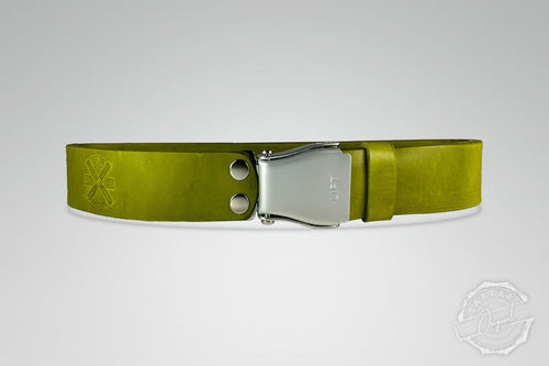 GÜRTEL BIG MATCHA/SILBER