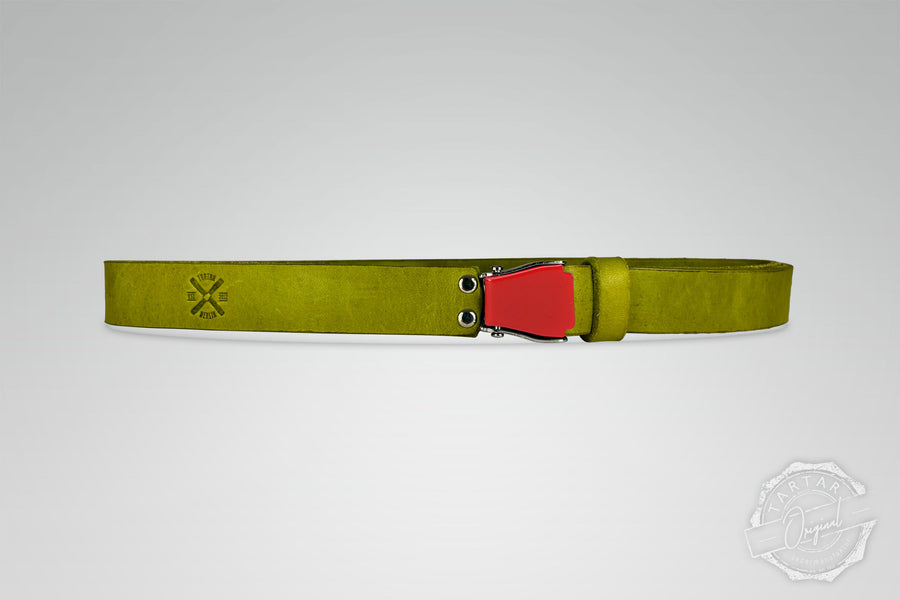 GÜRTEL SMALL MATCHA/ROT