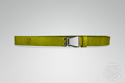 GÜRTEL SMALL MATCHA/SILBER GLÄNZEND