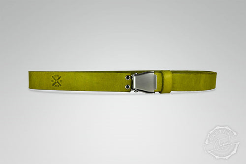 GÜRTEL SMALL MATCHA/SILBER MATT