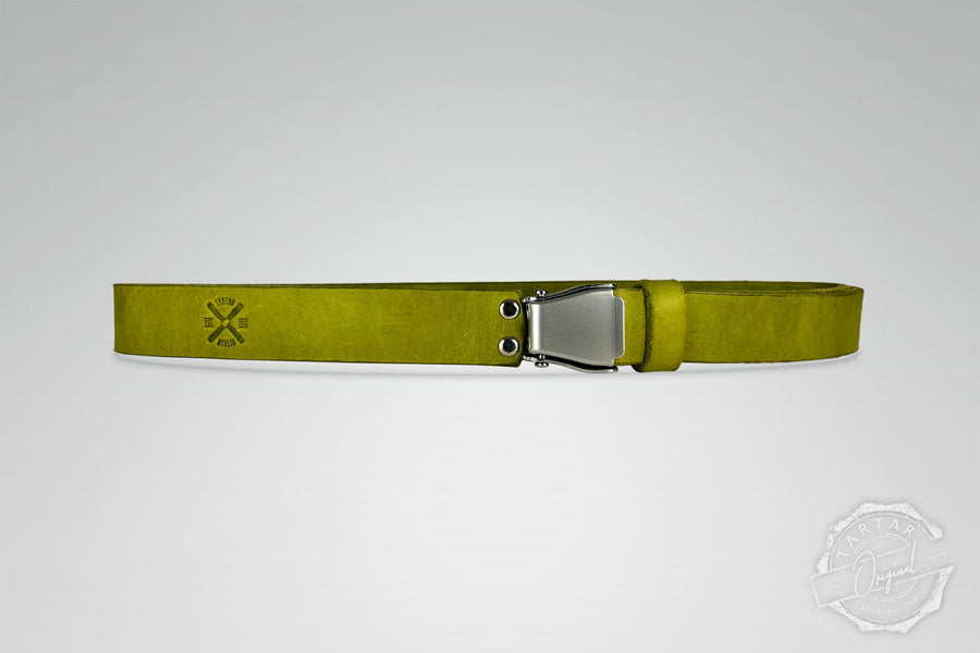 GÜRTEL SMALL MATCHA/SILBER MATT