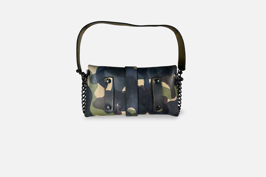 MINI BAG CAMOUFLAGE/SCHWARZ