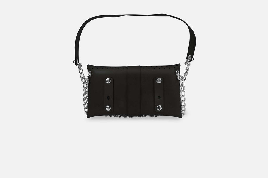 MINI BAG TOSCANA BLACK/SILBER GLÄNZEND