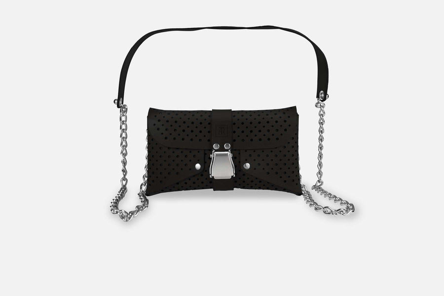 MINI BAG TOSCANA BLACK/SILBER MATT