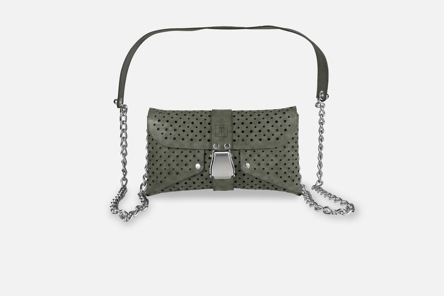 MINI BAG VINTAGE ASH/SILBER MATT