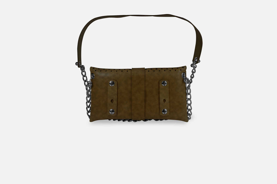 MINI BAG VINTAGE BROWN/SCHWARZ