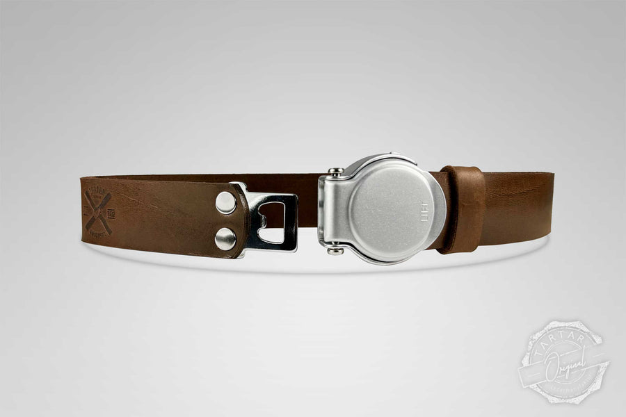 GÜRTEL RUNDSCHNALLE CLASSIC/SILBER