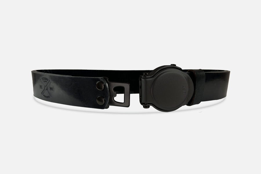 GÜRTEL RUNDSCHNALLE BLACK/SCHWARZ