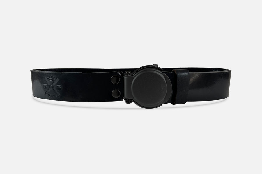 GÜRTEL RUNDSCHNALLE BLACK/SCHWARZ