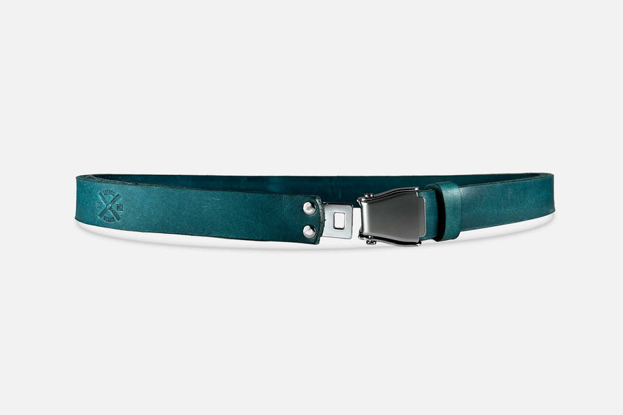GÜRTEL SMALL PETROL/SILBER MATT