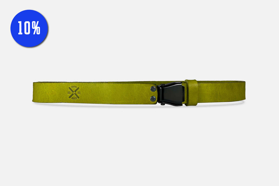 GÜRTEL SMALL MATCHA/SCHWARZ