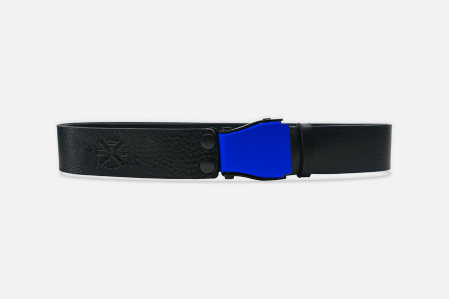 GÜRTEL STANDARD SCHWARZ/MIXED BLAU