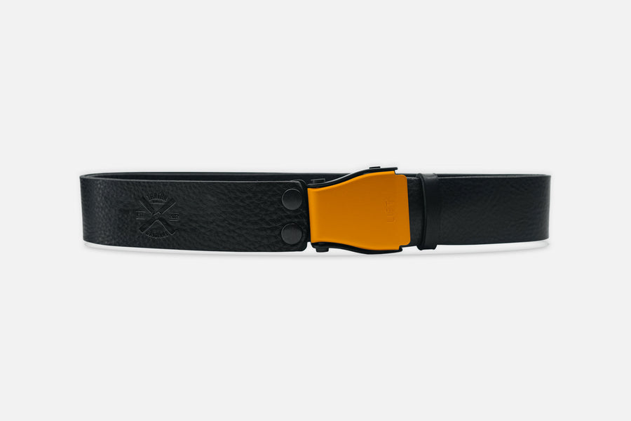 GÜRTEL STANDARD SCHWARZ/MIXED ORANGEGOLD
