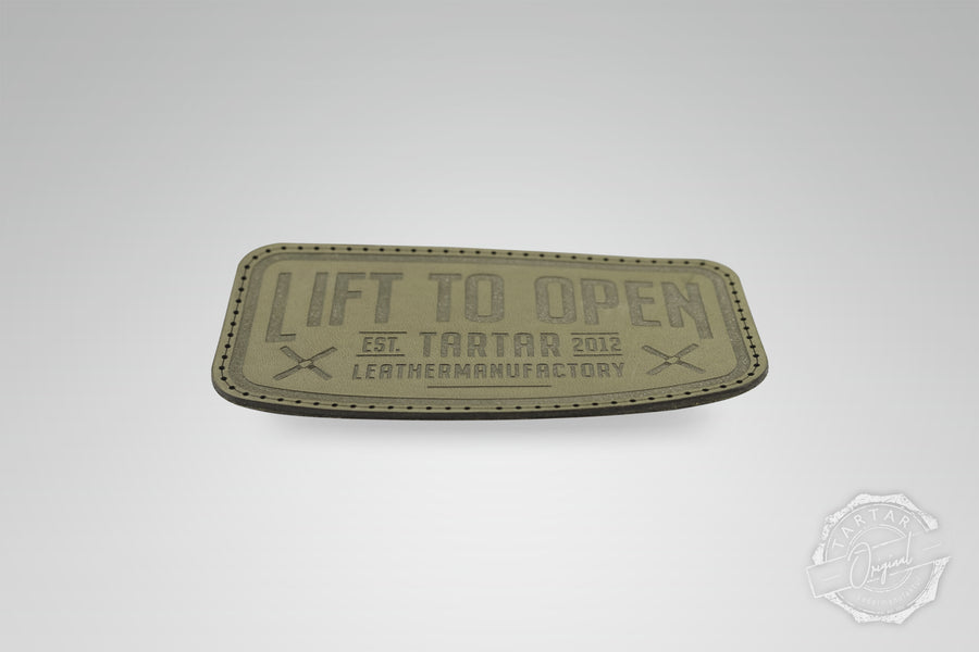 LEATHER PATCH - LIFT TO OPEN / MOON